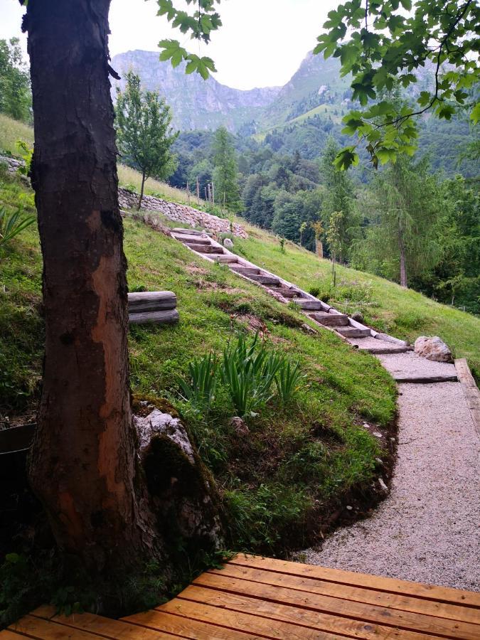 Mountain Lodge Forte Emilia Kobarid Bagian luar foto