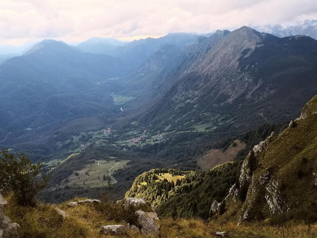 Mountain Lodge Forte Emilia Kobarid Bagian luar foto