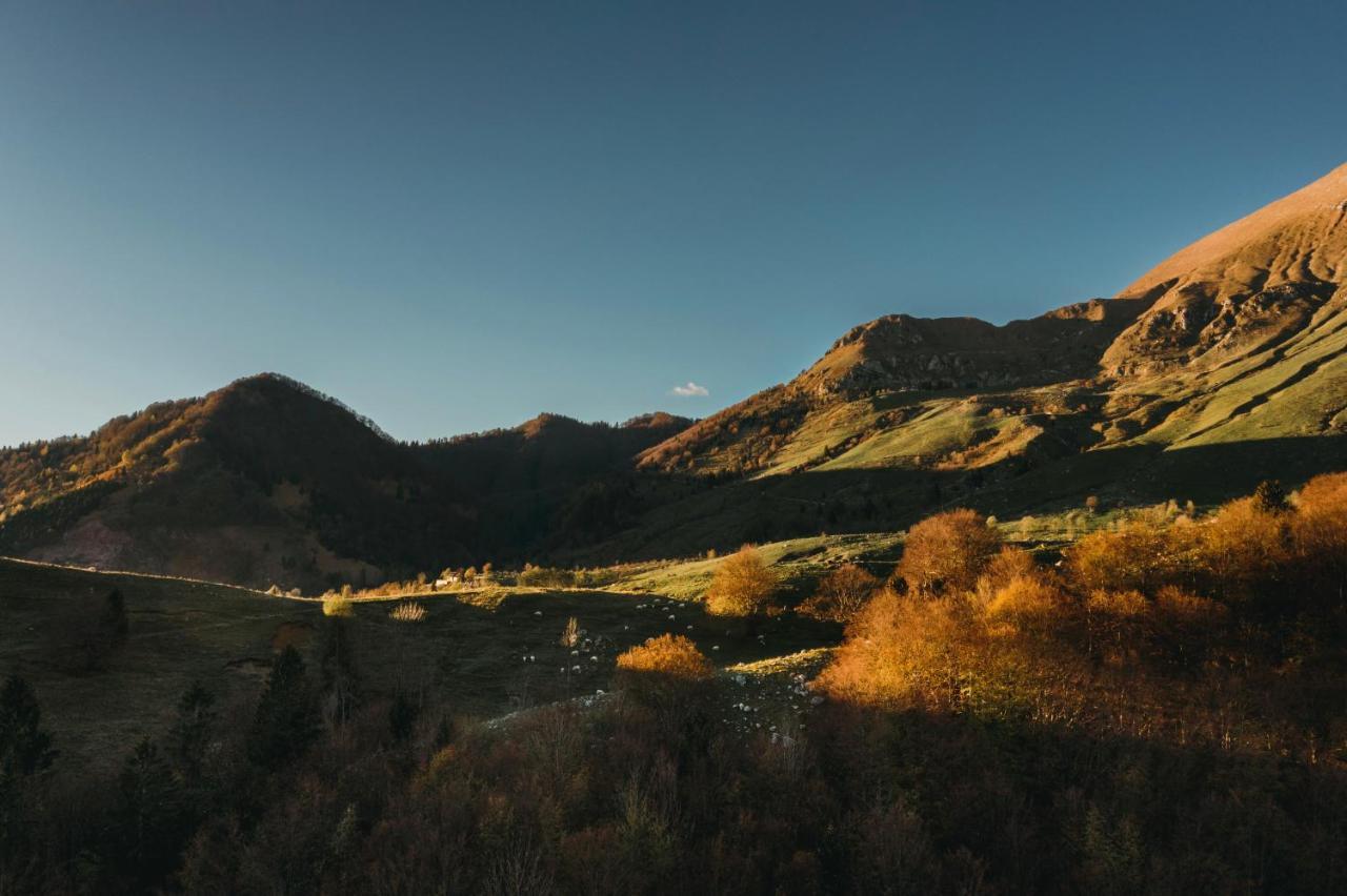 Mountain Lodge Forte Emilia Kobarid Bagian luar foto