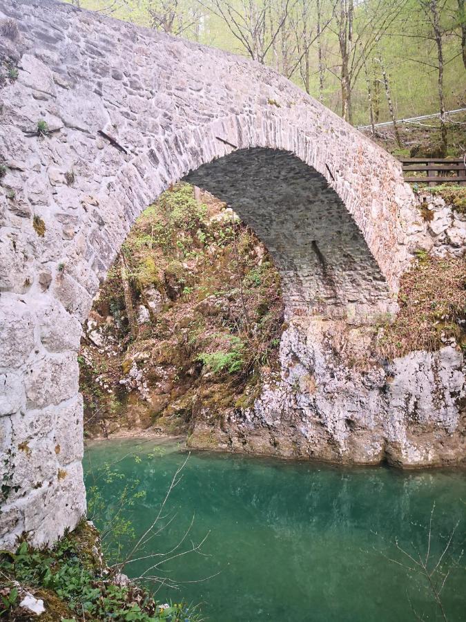 Mountain Lodge Forte Emilia Kobarid Bagian luar foto